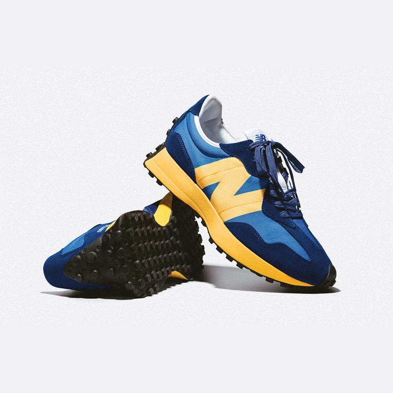 Navy blue and hot sale yellow new balance